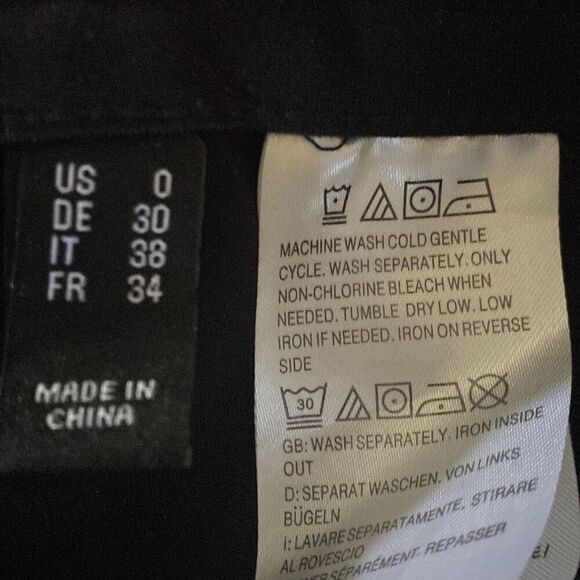 H by Holston women’s mixed media pants, faux leather Size 0 - Picture 5 of 5